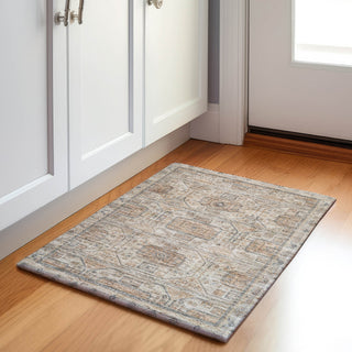 Piper Looms Chantille Border ACN1919 Beige Machine Washable Area Rug Scatter Lifestyle Image Feature