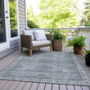 Piper Looms Chantille Border ACN1919 Blue Machine Washable Area Rug Outdoor Lifestyle Image Feature