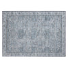 Piper Looms Chantille Border ACN1919 Blue Machine Washable Area Rug Scatter Main Image