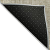 Piper Looms Chantille Border ACN1920 Beige Machine Washable Area Rug Backing Image
