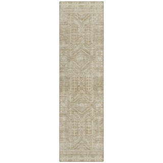 Piper Looms Chantille Border ACN1920 Beige Machine Washable Area Rug Runner Main Image