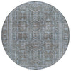 Piper Looms Chantille Border ACN1920 Chocolate Machine Washable Area Rug Round Main Image
