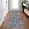 Piper Looms Chantille Border ACN1920 Chocolate Machine Washable Area Rug Runner Lifestyle Image Feature