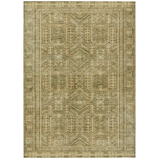 Piper Looms Chantille Border ACN1920 Khaki Machine Washable Area Rug main image