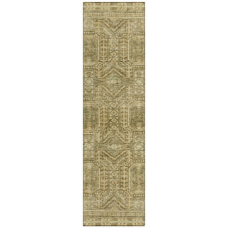 Piper Looms Chantille Border ACN1920 Khaki Machine Washable Area Rug Runner Main Image