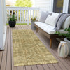 Piper Looms Chantille Border ACN1920 Khaki Machine Washable Area Rug Runner Outdoor Lifestyle Image Feature