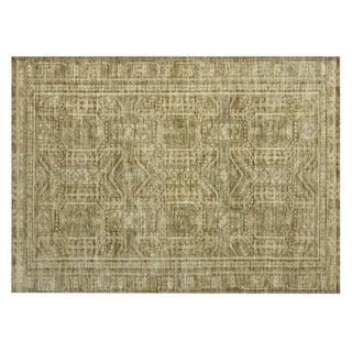 Piper Looms Chantille Border ACN1920 Khaki Machine Washable Area Rug Scatter Main Image