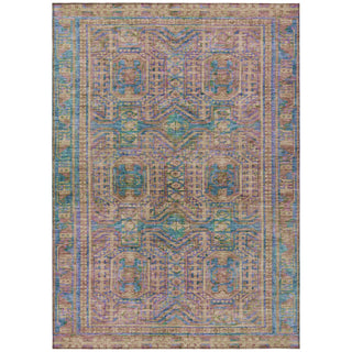 Piper Looms Chantille Border ACN1920 Orange Machine Washable Area Rug main image