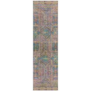 Piper Looms Chantille Border ACN1920 Orange Machine Washable Area Rug Runner Main Image