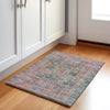 Piper Looms Chantille Border ACN1920 Orange Machine Washable Area Rug Scatter Lifestyle Image Feature