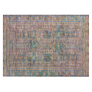 Piper Looms Chantille Border ACN1920 Orange Machine Washable Area Rug Scatter Main Image