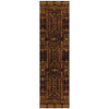 Piper Looms Chantille Border ACN1920 Paprika Machine Washable Area Rug Runner Main Image
