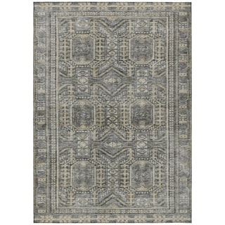 Piper Looms Chantille Border ACN1920 Pewter Machine Washable Area Rug main image