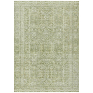 Piper Looms Chantille Border ACN1920 Sage Machine Washable Area Rug main image