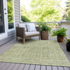 Piper Looms Chantille Border ACN1920 Sage Machine Washable Area Rug Outdoor Lifestyle Image Feature