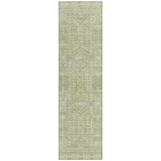 Piper Looms Chantille Border ACN1920 Sage Machine Washable Area Rug Runner Main Image