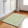 Piper Looms Chantille Border ACN1920 Sage Machine Washable Area Rug Scatter Lifestyle Image Feature
