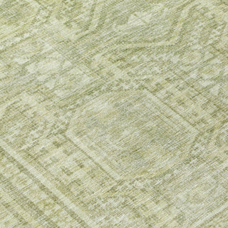 Piper Looms Chantille Border ACN1920 Sage Machine Washable Area Rug Swatch Image
