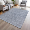 Piper Looms Chantille Border ACN1920 Sky Machine Washable Area Rug Lifestyle Image Feature