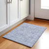 Piper Looms Chantille Border ACN1920 Sky Machine Washable Area Rug Scatter Lifestyle Image Feature