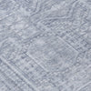 Piper Looms Chantille Border ACN1920 Sky Machine Washable Area Rug Swatch Image