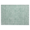 Piper Looms Chantille Border ACN1920 Teal Machine Washable Area Rug Scatter Main Image