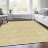 Piper Looms Chantille Border ACN1920 Wheat Machine Washable Area Rug Lifestyle Image Feature
