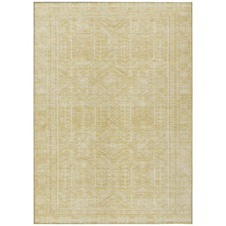 Piper Looms Chantille Border ACN1920 Wheat Machine Washable Area Rug main image