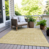 Piper Looms Chantille Border ACN1920 Wheat Machine Washable Area Rug Outdoor Lifestyle Image Feature