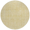 Piper Looms Chantille Border ACN1920 Wheat Machine Washable Area Rug Round Main Image