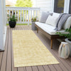 Piper Looms Chantille Border ACN1920 Wheat Machine Washable Area Rug Runner Outdoor Lifestyle Image Feature