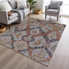 Piper Looms Chantille Panels ACN1921 Blue Machine Washable Area Rug Lifestyle Image Feature