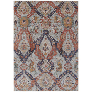 Piper Looms Chantille Panels ACN1921 Blue Machine Washable Area Rug main image