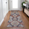 Piper Looms Chantille Panels ACN1921 Blue Machine Washable Area Rug Runner Lifestyle Image Feature