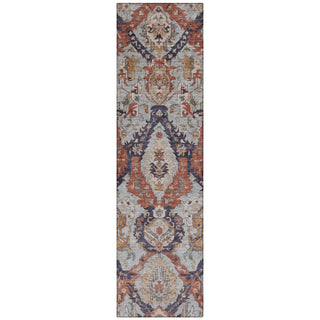 Piper Looms Chantille Panels ACN1921 Blue Machine Washable Area Rug Runner Main Image