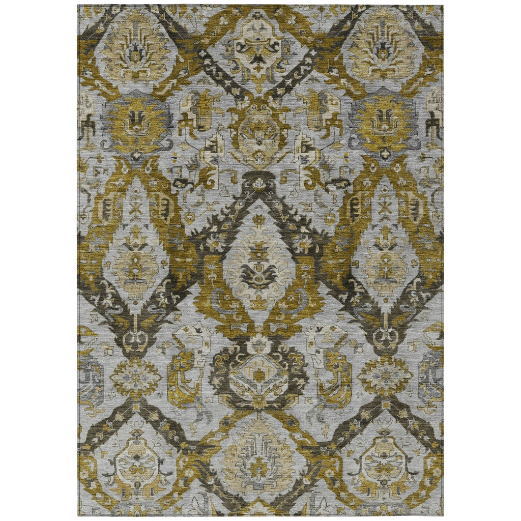 Piper Looms Chantille Panels ACN1921 Brown Machine Washable Area Rug main image