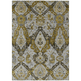 Piper Looms Chantille Panels ACN1921 Brown Machine Washable Area Rug main image