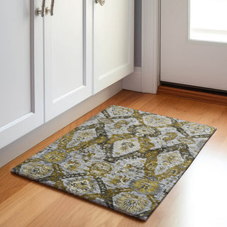 Piper Looms Chantille Panels ACN1921 Brown Machine Washable Area Rug Scatter Lifestyle Image Feature