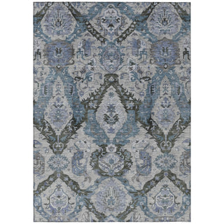 Piper Looms Chantille Panels ACN1921 Gray Machine Washable Area Rug main image