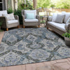 Piper Looms Chantille Panels ACN1921 Gray Machine Washable Area Rug Outdoor Lifestyle Image Feature