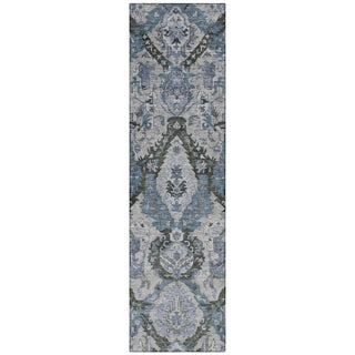 Piper Looms Chantille Panels ACN1921 Gray Machine Washable Area Rug Runner Main Image