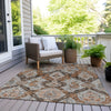 Piper Looms Chantille Panels ACN1921 Paprika Machine Washable Area Rug Outdoor Lifestyle Image Feature