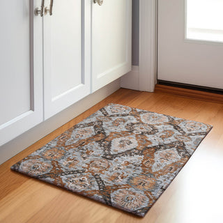 Piper Looms Chantille Panels ACN1921 Paprika Machine Washable Area Rug Scatter Lifestyle Image Feature