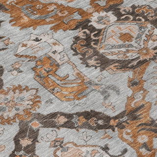 Piper Looms Chantille Panels ACN1921 Paprika Machine Washable Area Rug Swatch Image