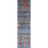 Piper Looms Chantille Floral ACN1922 Blue Machine Washable Area Rug Runner Main Image
