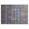 Piper Looms Chantille Floral ACN1922 Blue Machine Washable Area Rug Scatter Main Image