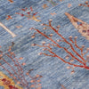 Piper Looms Chantille Floral ACN1922 Blue Machine Washable Area Rug Swatch Image