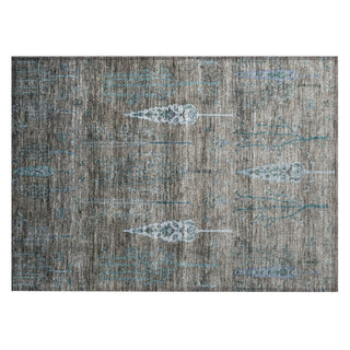 Piper Looms Chantille Floral ACN1922 Brown Machine Washable Area Rug Scatter Main Image