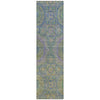 Piper Looms Chantille Panels ACN1923 Blue Machine Washable Area Rug Runner Main Image