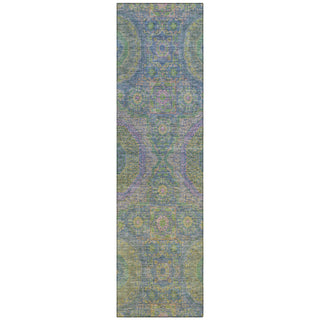Piper Looms Chantille Panels ACN1923 Blue Machine Washable Area Rug Runner Main Image